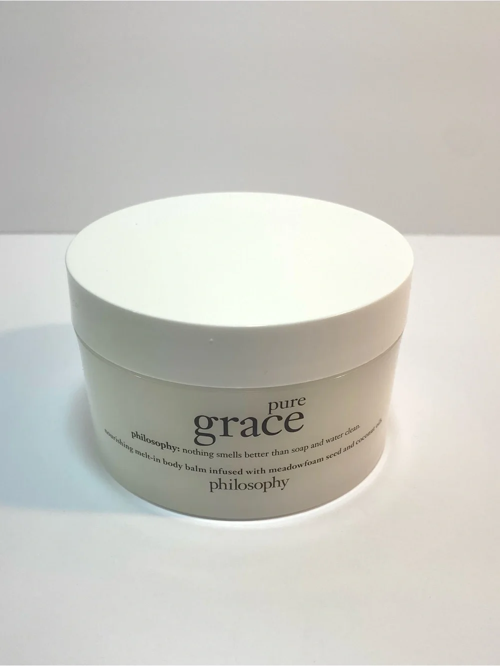 New Sealed Philosophy Pure Grace 6 oz Nourishing Melt-In Body Balm Lotion